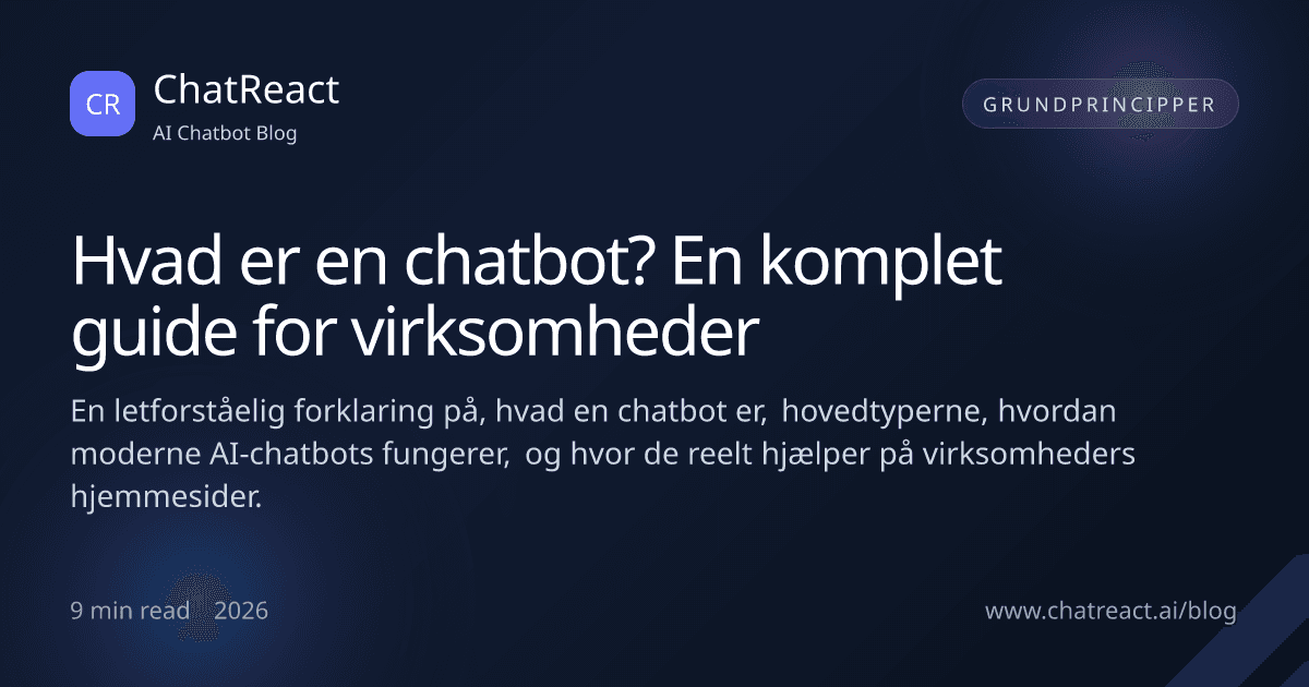 Illustration til artiklen 'Hvad er en chatbot?'