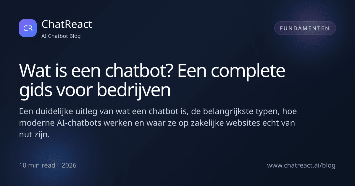 Illustratie bij het artikel Wat is een chatbot?