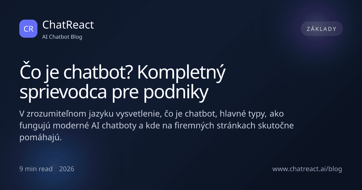 Ilustrácia článku "Čo je chatbot?"