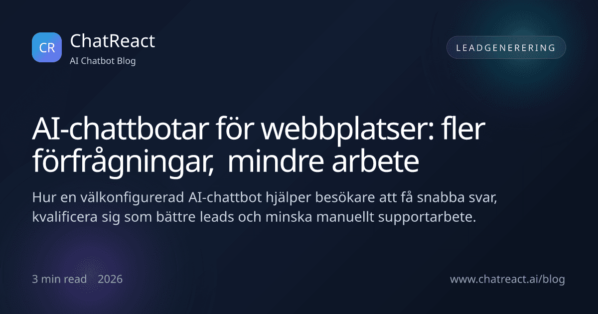 Artikelillustration av en AI-chattbot på webbplats som skapar fler förfrågningar med mindre manuellt arbete