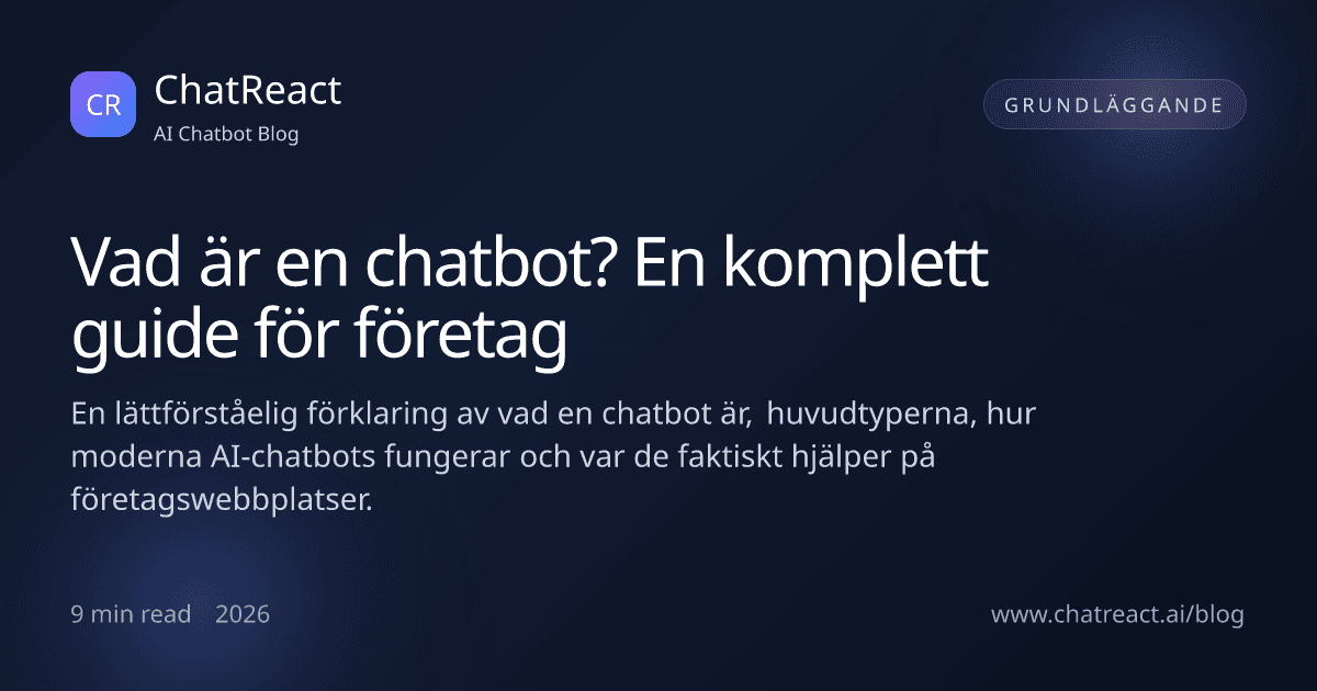 Illustration för artikeln Vad är en chatbot?
